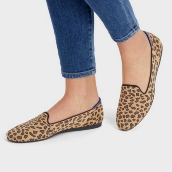 Rothy's Leopard Spot Round Toe Loafers - Picture 1 of 15
